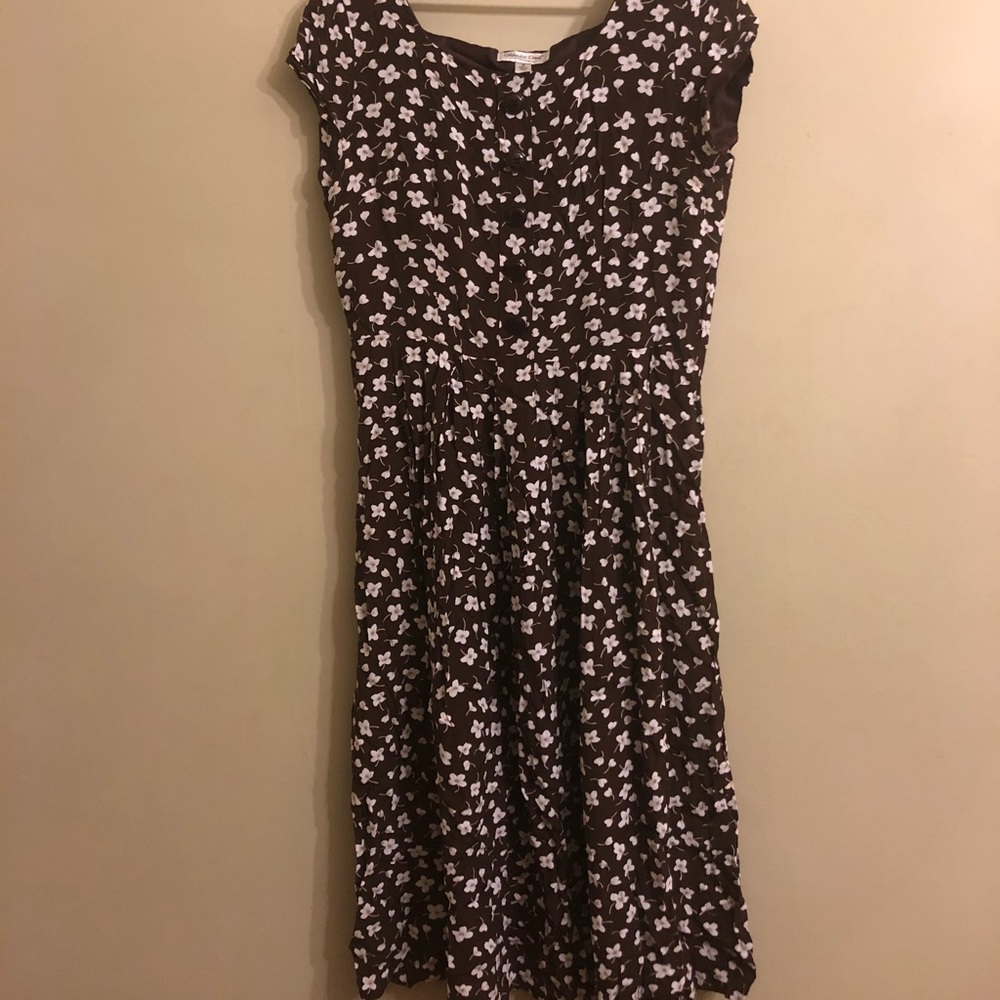 Coldwater Creek Floral Dress w/ Belt